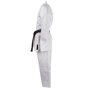 Uniforme de Karate Blanco 2026, 100% Algodón, Corte Regular para Adultos, Transpirable, Unisex, Ropa de Artes Marciales, Logotipo Personalizado, Tela de 400g, Personalizable - Product Image 5