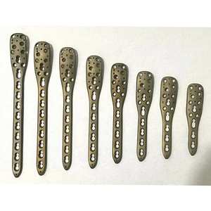 Plaque de blocage proximale de l'humérus en acier inoxydable NDG Phylis 35 mm, implant orthopédique traumatique réutilisable pour chien, système chirurgical 3-10 trous - Product Image 1