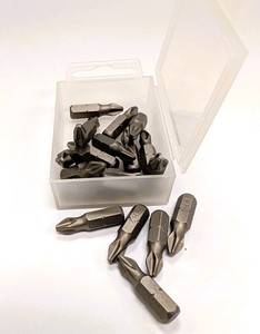 Embouts de tournevis Phillips RALTER PH2 25mm 20 pièces Finition sablée Manche S2 Taïwan DIY OEM avec boîte en PP - Product Image 2