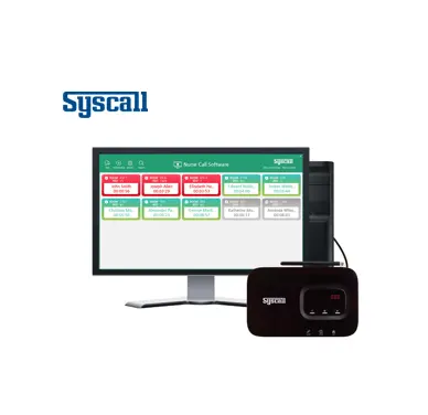 Syscall Promocional Medical Intercall Hospital Ward Wireless Nurse Calling Systems Software con llamada de emergencia