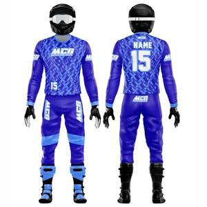 Awesome Digital Print Breathable Quick Dry Comfortable Fabric Eco Friendly <b>Plus</b> <b>Size</b> Motocross MTB and Dirt Bike Racing Uniforms - Product Image 1