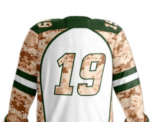 Diseña Tu Propio Uniforme de Hockey sobre Hielo con Número y Logotipo, Conjuntos 100% Poliéster Antibacterianos, Transpirables, de Secado Rápido y Ecológicos, Personalizados - Product Image 2