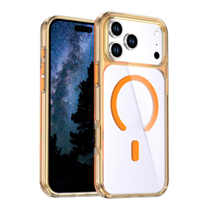 Étui magnétique antichoc en TPU+PC au design transparent et tendance pour iPhone 17 Pro Max - Product Image 4