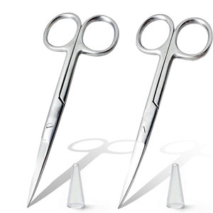 Tijeras para Cutículas de Uñas - Tijeras de Manicura de Precisión de Acero Inoxidable con Hoja Afilada y Curvada Extra Puntiaguda - Product Image 5