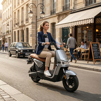 Unigogo U04, cyclomoteur électrique de 14 pouces, 48V 500W, scooter de ville, frein à disque hydraulique, instrument numérique