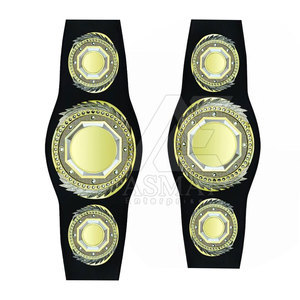 Cinturón de Campeonato de Lucha Libre Signature, Cinturón de Placa Metálica Premium para Fanáticos de la Lucha Libre, para Exhibición y Eventos - Product Image 4