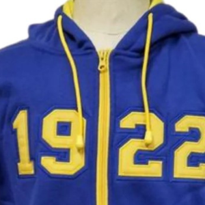 Sigma Gamma Rho Full <b>Zip</b> Hoodie <b>Women</b> Custom Greek Letter Embroidered Hooded Sweatshirt Sorority Casual Fleece <b>Jacket</b> Sportswear - Product Image 2
