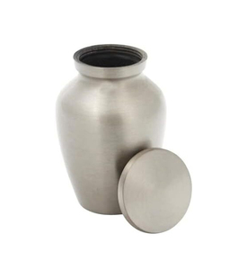 Decorative Stainless Steel Modern Eco-Friendly Pet Cremation Urns for <b>Dog</b> <b>Ashes</b> Small Funeral Supplies Wholesale - Product Image 1