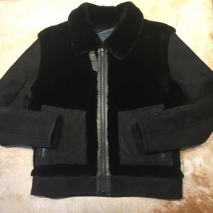 Premium <b>Men's</b> Genuine Leather <b>Shearling</b> <b>Jacket</b> Soft Fur Winter Aviator Coat Luxury Warm Durable Fashion Outerwear Style - Product Image 3