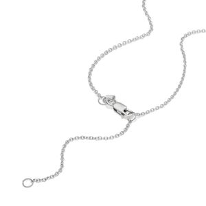 Collier pendentif en diamant de laboratoire taille poire, or 14 carats, certifié IGI, collier solitaire en diamant taille poire - Product Image 3