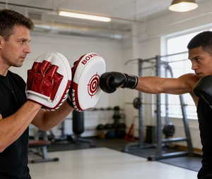 Guantes de Entrenamiento Curvos de Alta Gama para Muay Thai, Pads de Precisión Profesional para Práctica de MMA, Sanda y Kickboxing - Product Image 5