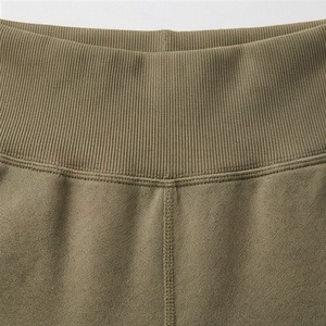 High Waist <b>Ankle</b>-<b>Length</b> Yoga <b>Leggings</b> With Pockets Drawstring Closure Solid Color Spandex Cotton Four-Way Stretch Pants - Product Image 4