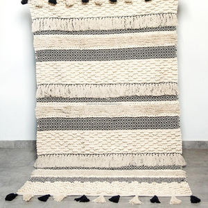 Handmade Bohemian <b>Outdoor</b> <b>Rug</b> Sustainable Cotton Indian Decorative <b>Rugs</b> With Unique Design & Color Options - Product Image 3