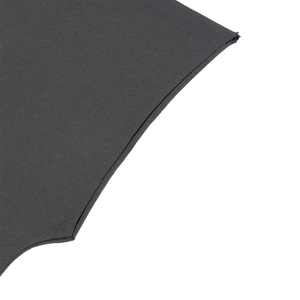 Camiseta Corta de Punto sin Mangas para Hombre, Cuello Redondo, Color Negro Sólido, Corte Regular Informal - Product Image 4