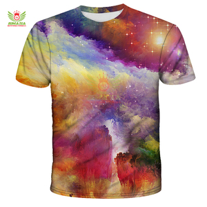 Camiseta sublimada de última moda para hombre, ropa de verano, estilo moderno, camiseta sublimada a color para hombre - Product Image 6