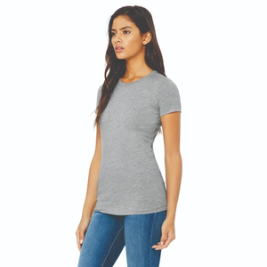 Camisetas Personalizadas de la Mejor Calidad para Mujer, Corte Regular, Cuello Redondo, Secado Rápido, Ligeras, 100% Algodón, Estampado Ecológico - Product Image 2