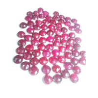 Rubis rouge corindon teint naturellement 12x12mm 7,25 carats, forme calibrée, qualité supérieure, couleur améliorée, pierre précieuse en vrac certifiée par un tiers