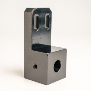 AMT VINA Custom Black Anodized L Bracket Slotted Sensor <b>Mounting</b> <b>Block</b> Made in Vietnam Factory - Product Image 1