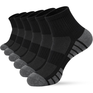 <b>Black</b> Ankle Running <b>Socks</b> with Lime Green Accents Breathable Knitted Sport <b>Socks</b> for Adults Summer Athletic Wear - Product Image 3