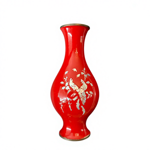 High Quality Handicraft Resin <b>Tabletop</b> Vase Wedding Home Decor Gifting Traditional Design Waterproof Eco-Friendly Safe Packaging - Product Image 1