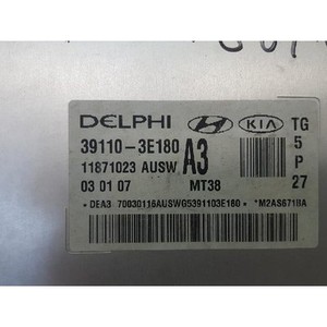 Módulo de Control del Motor Grandeur/Azera TG 2005-2010 Usado OEM 391103E180 - Product Image 2