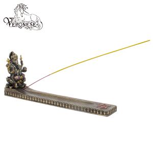 Porta Incienso VERONESE DESIGN-GANESH 26x5x10 CM, Decoración para el Hogar, Artesanía de Resina, Figura Pintada a Mano, Arte de Lujo - Product Image 2