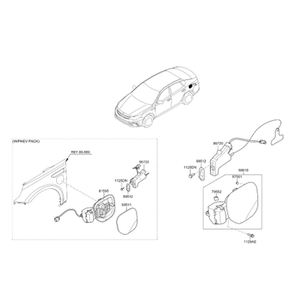 Optima Nuevas Piezas y Accesorios para Autos y Camiones 69510D4500 - Product Image 2