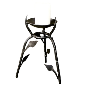 เชิงเทียนหรูหราพร้อมโซ่โลหะสำหรับตกแต่งโต๊ะคอนโซล ใช้เป็นอุปกรณ์ประกอบฉากถ่ายภาพ ใช้สำหรับให้แสงสว่างกลางแจ้ง เหมาะสำหรับเป็นของขวัญ - Product Image 4