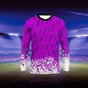 เสื้อยืดแขนยาวสำหรับผู้ชาย ผลิตจากโพลีเอสเตอร์ ระบายอากาศได้ดี เป็นมิตรกับสิ่งแวดล้อม เสื้อผ้าสตรีทแวร์ เสื้อยืดคอกลมทรงพอดีตัวสำหรับผู้ชาย - Product Image 4