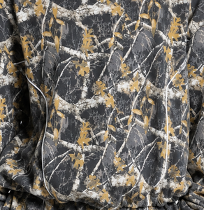 Ensemble de survêtement camouflage surdimensionné pour homme OEM Contrastline, en molleton de coton premium, avec sweat à capuche à passepoil contrastant et pantalon de jogging à jambes larges - Product Image 5