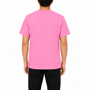 Camiseta Casual de Manga Corta y Cuello Redondo para Hombre, Corte Regular, Color Sólido, Tejido de Punto Jersey, 100% Algodón, Alta Calidad, OEM - Product Image 2