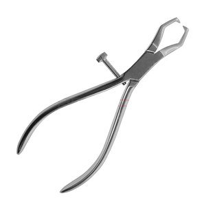 Pince manuelle de gros pour l'extraction de couronnes dentaires, en acier inoxydable allemand avec embout en caoutchouc, pour orthodontie et chirurgie générale - Product Image 1