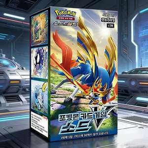 Boîte de boosters TCG coréenne Pokémon Sword V, paquets de cartes anime, vente en gros - Product Image 2