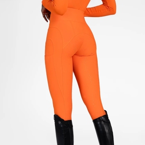 High Quality 4-way Stretch Horse Riding Breeches Leggings <b>Tights</b> Equestrian Wear Pants on Technical Fabric with Soft Feel - Product Image 1