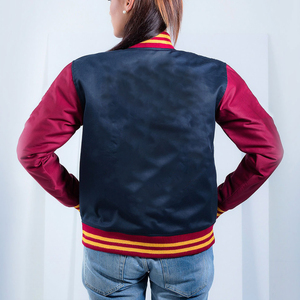 Chaqueta Varsity Acolchada para Mujer, Forro de Piel de Oveja, Algodón Impermeable y Transpirable, Forro de Satén, Alta Calidad, Superventas - Product Image 3