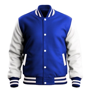 Chaqueta Varsity Reversible Impermeable Gruesa con Capucha, 100% Lana, Unisex, Talla Grande, Estilo Urbano, Hombros Caídos, Todos los Colores - Product Image 5