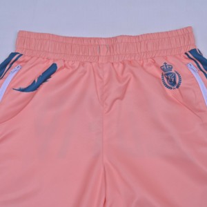 <b>Pink</b> 100% Polyester Casual Sports <b>Shorts</b> Front Embroidered Logo Elastic Waist Quick Dry Regular Fit Athletic Wear Custom Design - Product Image 3