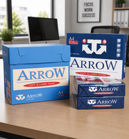 Papiers de copie de bureau Arrow de haute qualité A4 80g/70g Blancs Fabriqués en Thaïlande pour la copie