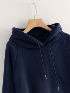 Ensemble de sweats à capuche d'hiver 100 % coton pour hommes, coupe régulière, imprimé, surdimensionné, vente en gros, noir - Product Image 4