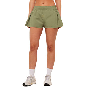 Shorts de sport pour femmes, extensibles dans 4 directions, taille haute, confortables et respirants, pour l'été et la gym. - Product Image 1