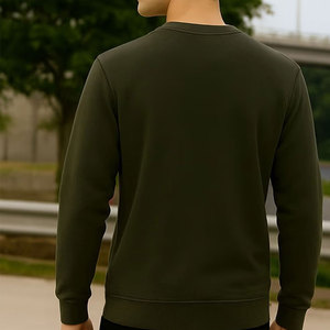 Sweat-shirts en molleton 100% coton pour homme, coupe ample, hiver - Haute qualité, respirant, séchage rapide, streetwear écologique - Product Image 2