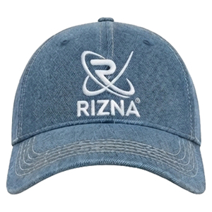 Casquette de baseball unisexe personnalisée OEM RIZNA ENTERPRISES en coton 100% de haute qualité, broderie chaîne lavée, logo imprimé à pois, 6 panneaux - Product Image 2