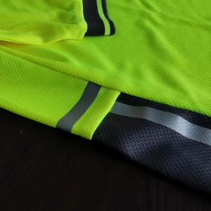 เสื้อโปโลทำงานนิรภัยแขนสั้นแบบกันน้ำ สะท้อนแสง ได้รับมาตรฐาน CE สำหรับงานก่อสร้าง ยูนิเซ็กซ์ โพลีเอสเตอร์ ลดราคา - Product Image 5