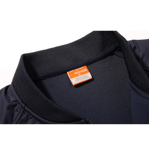 Ensemble de survêtement noir pour homme, sweat-shirt à fermeture éclair à manches longues, poches latérales, vêtements décontractés, col à capuche respirant, coupe régulière, hiver - Product Image 5