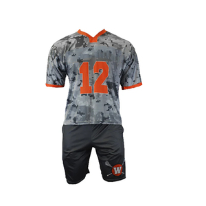 ชุดลาครอสคุณภาพสูงสั่งทำพิเศษ ระบายอากาศได้ดี พิมพ์ลาย เป็นมิตรกับสิ่งแวดล้อม น้ำหนักเบา สไตล์เพื่อประสิทธิภาพ ชุดทีม กีฬา - Product Image 1