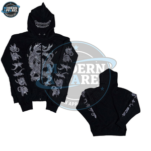 Sudaderas con Pedrería de Diseño Exclusivo, Transpirables y Cómodas, Sudaderas Básicas de Algodón con Pedrería para Hombre - Product Image 3