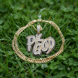 Colgante de Lujo para Hombre, Plata 925 Bañada en Oro, con Moissanita y Diamantes, Placa con Nombre Personalizada, Estilo Hip Hop Bling, con Esmalte y Dijes - Product Image 6