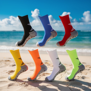 Children Youth Crew <b>Thick</b> Knitted Breathable Anti Slip Football Socks Polyester Cotton Summer Birlag Sports - Product Image 4
