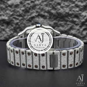 Reloj Mecánico con Cristales, Esfera Cuadrada, Brazalete de Cristal, Reloj de Pulsera de Lujo, Joyería de Moda, Regalo - Product Image 2
