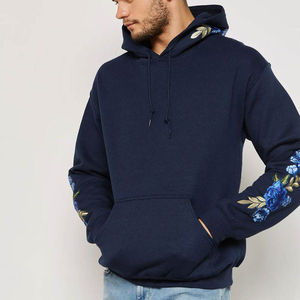 Sudadera con Capucha y Cremallera de Felpa 100% Algodón de Alta Calidad Personalizada al por Mayor con Diseño de Bolsillo Bordado para Hombre - Product Image 4